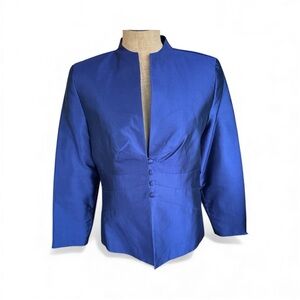 Chic Royal Blue Women's Blazer